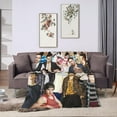 thumbnail image 5 of Blanket Nicholas Hoult Ultra-Soft Micro Fleece Wollen Blankets Throw Blankets Carpet Gift for Home Decoration,Decor Sofa,Office,Dormitory Bed car Camp Couch All Seasons, 5 of 6