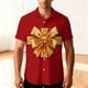 thumbnail image 1 of Blusa y camisa hawaiana de manga corta con cuello vuelto para hombre, camisa unisex informal de verano para playa, de manga corta con botones, ropa estampada divertida, blusa para hombre, 1 of 9