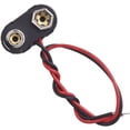 thumbnail image 2 of 10 Pack Connecteur de Batterie Type 9 V Connecteur de Câble Long Coque Rigide Noir Rouge (Type T), 2 of 7