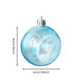 thumbnail image 3 of TIELUTT 6 Pcs Light Blue Shatterproof Hanging Rose Beads String Beads Chandelier 2013 Innovation Stained Glass Clear String the Ornament, 3 of 8