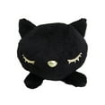 thumbnail image 3 of Stuffed Animal Cute Black Cat with Long Eyelashes, 3 of 4