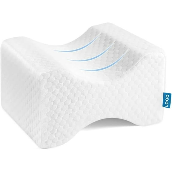 Memory Foam Knee Pillow Magnetic - Orthopedic Sciatica Pain Relief Side Sleeper