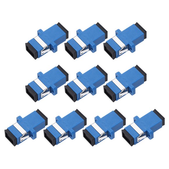 Uxcell Fiber Optic Coupler SC/UPC Single Mode Simplex for Network Internet, 10 Pack