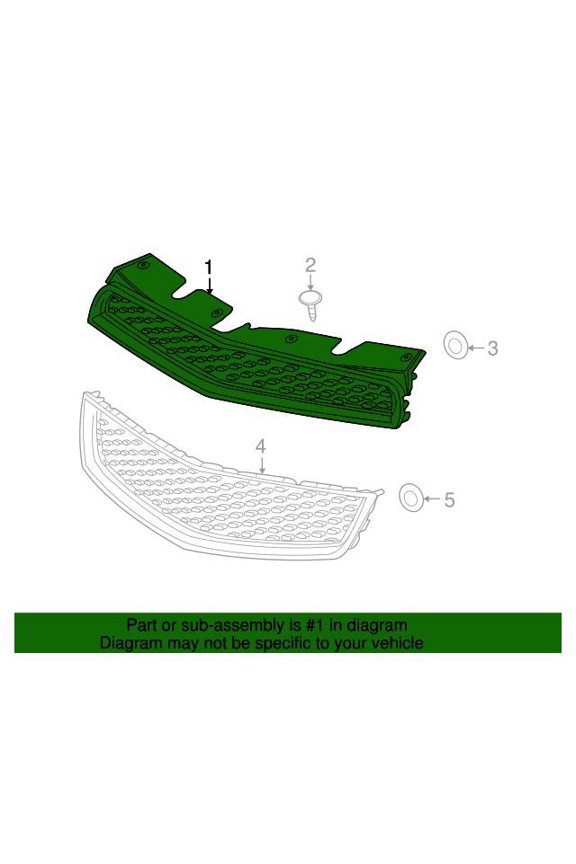 GM 20882352 Grille Asm-Rad Upr