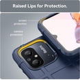 thumbnail image 5 of for Xiaomi Redmi 12C Case, Heavy Duty Shockproof Slim Protection Phone Case Support Wireless Charging Cover for Xiaomi Redmi 12C HD Blue, 5 of 16