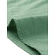 thumbnail image 5 of Blusa de cuello alto con botones y volantes para mujer INSPIRE CHIC, manga corta, XS, verde, 5 of 7