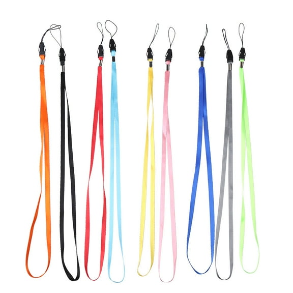 Dalidasy 50pcs Hand lanyards String Short Wrist Lanyard for USB Flash Drives Badge ( Colors )
