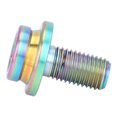 thumbnail image 3 of M8x15mm Titanium Alloy Bicycle Crank Bolt with Dust  and Washer, 3 of 7