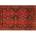 thumbnail image 1 of Ahgly Company Indoor Rectangle Persian Orange Traditional Area Rugs, 6' x 9', 1 of 1
