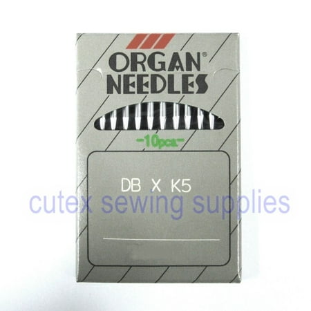 10   Round Shank Commercial Embroidery Machine Needles BROTHER TAJIMA-Size 8 - Organ dbxk5
