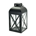 thumbnail image 5 of Mainstays Decorative Black Metal Pillar Candleholder Lantern, 14", Large, 5 of 7