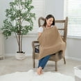 thumbnail image 5 of Vorkoi Muslin Nursing Cover for Baby Breastfeeding, Breathable 100% Cotton Breastfeeding Cover with Rigid Hoop for Mother Nursing Apron, Multi-use Carseat Canopy, 5 of 6