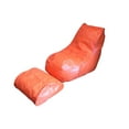 thumbnail image 2 of Boscoman Vinyl Bean bag Lounger with Footrest, 2 of 2