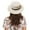White, variant on beishanbush Sun Hats Women's flat Top hat casual straw hat women's sun visor hat outdoor sun hat White
