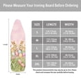 thumbnail image 5 of FKELYI Ironing Board Cover with Hook and Loop Fastener Straps Iron Padding Covers Easter Egg Rabbit Print Home Accessories Heat Resistant for Laundry Clothing Shop Home, M, 5 of 5