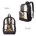 thumbnail image 2 of FKELYI Cartoon Lion Print Clear Backpack for Boys 17 Inch Schoolbag Lightweight Kids Backpacks Transprent Book Bag for Primary School Daypack Rucksack, 2 of 7