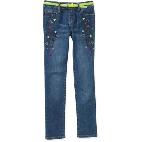 faded glory men's embellished denim jeans