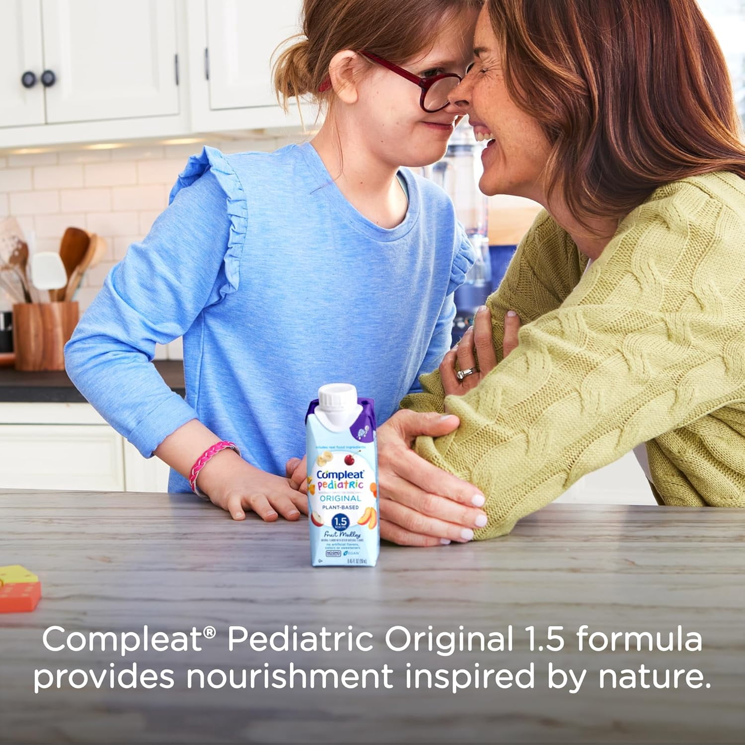 Compleat Pediatric Original 1.5mL Plant-Based Shake Fruit Medley 8.45 Fl Oz 24 Count