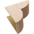thumbnail image 6 of 11"W x 22"D x 22"H Classic Crestline Rough Cedar Woodgrain TimberThane Corbel, Primed Tan, 6 of 6