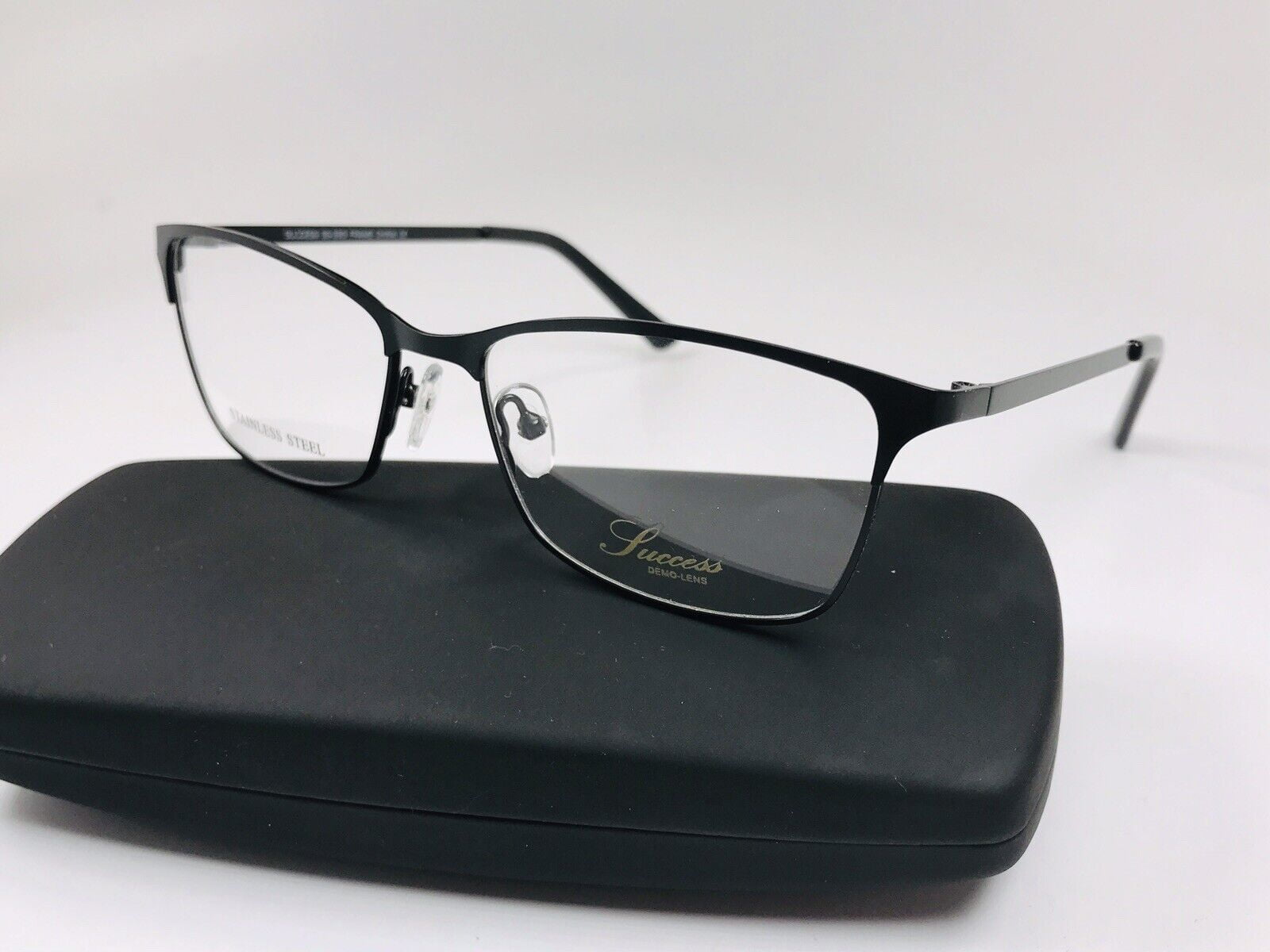 New Designer Inspired SUCCESS SS-383 Black Eyeglasses 53mm 