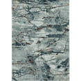 thumbnail image 3 of 7'x10' Grey Teal Machine Woven Abstract Splatter Indoor Area Rug, 3 of 3