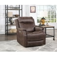 thumbnail image 4 of Steve Silver Valencia Leatherette Dual Power Reclining Chair with USB, Walnut, 4 of 6