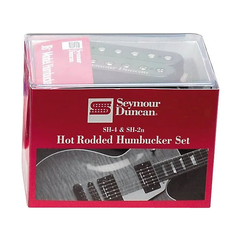 Seymour Duncan Hot Rodded SH-4/SH-2 Humbucker Pickup Set, Black 