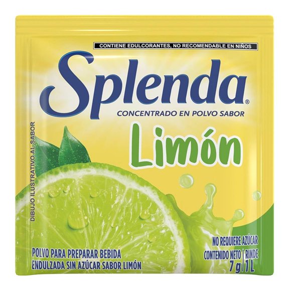 SPLENDA BEBIDA EN POLVO SABOR JAMAICA 7GR