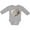 AC-Heather Grey, variant on Inktastic Cute Ferret Heart Boys or Girls Long Sleeve Baby Bodysuit