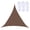 Coffee, variant on Triangle Shade Sail 4x4x4M Outdoor Sun Canopy Waterproof 420D Oxford Fabric with Ropes for Patio Garden Pool