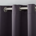 thumbnail image 5 of Estate View™ Seville Solid Room Darkening Grommet Top Curtain Panel Pair, 38"x96", Grey, 5 of 8