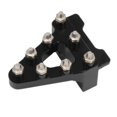 thumbnail image 3 of CNC Motorcycle Foot Brake Pedal Plate Tip for Bikes Durable Premium Black, 3 of 8