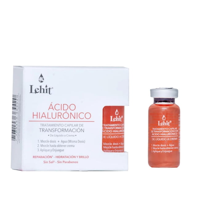 Tratamiento Capilar Lehit Ácido Hialurónico 3 Viales 15 ml