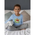 thumbnail image 2 of Frogs On Mushroom Long Sleeve Toddler -Image by Shutterstock,  4 Toddler, 2 of 4