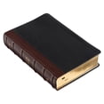 thumbnail image 3 of KJV Large Print Study Bible Two-Tone Black/Burgundy Full Grain Leather, 3 of 3