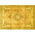 thumbnail image 1 of Ahgly Company Indoor Rectangle Medallion Yellow Traditional Area Rugs, 3' x 5', 1 of 4