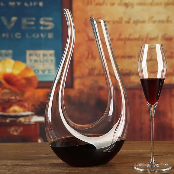 Duochuang Crystal U-shaped Wine Decanter Gift Box Swan Decanter Creative Wine Separator
