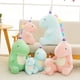 thumbnail image 4 of 9 inch Cute Dinosaur Plush Stuffed Squishy Animal Kawaii Pillow, Super Soft Cartoon Plushie Hugging Toy Gifts for Kids Sleeping-Blue, 4 of 4