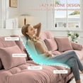 thumbnail image 2 of Cloud Couch 2 Seater Sofa with Chenille Fabric & Cloud Cushions, 2 of 11