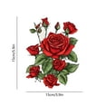 thumbnail image 3 of Hxlamzoo Romantic Rose Car Decoration Stickers and Bathroom Waterproof Wall Stickers - Elegant Vinyl Decals for Tiles, Auto Body & Shower Room, 3 of 6