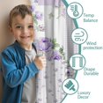 thumbnail image 3 of Blackout Kids Curtains,Pioneer Flower Floral Print Pattern Childrens Insulated Curtains Set Of 2,Bedroom Essentials,Toddler Room Decor 42"x84", 3 of 5