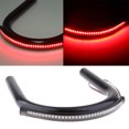 thumbnail image 2 of LOVIVER Cafe Racer Seat Frame Hoop Loop w/ LED Break Light 230/210/175mm Flat 175mm, 2 of 8