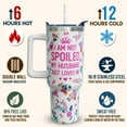 thumbnail image 6 of Birthday Gifts for Wife from Husband Ideas - Wedding Anniversary, Romantic Valentines, Mothers Day, Christmas Gifts for Wife Her - 40 oz Wifey Tumbler, 6 of 6