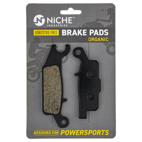 Niche Front Right Brake Pad Set for Yamaha Rhino 660 Organic ATV 519-KPA2212D