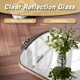 thumbnail image 3 of Gleamira 40"x 28" Arched Bathroom Mirror Vintage Vanity Mirror Wall Decorative Mirror, Antique Silver, 3 of 6