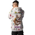 thumbnail image 5 of Back to School Cute Akita All Over Print 3D Hoodie Unisex Merch Hoodies Inu Dog Lover - 13010, 5 of 6