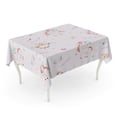 thumbnail image 1 of LADDKE Cute Watercolor Unicorn Nursery Aquarelle Princess Unicornscollection Pink Tablecloth Table Desk Cover Home Party Decor 52x70 inch, 1 of 1