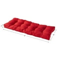 thumbnail image 6 of Sunbrella Canva Jockey Red 51 x 18 in. Outdoor Bench Cushion by Greendale Home Fashions, 6 of 7