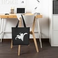 thumbnail image 6 of JEUXUS Of Course I'm Right I'm Lily - Personalized First Name Lily 2 Pcs Canvas Tote Bags Cute Aesthetic Tote Bags with Zipper Reusable Grocery Bags Black, 6 of 8