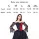 thumbnail image 3 of Corsé bustier de encaje steampunk para mujer de BlackRed, con hombros descubiertos y falda alta y baja, para fiesta, 3 of 5